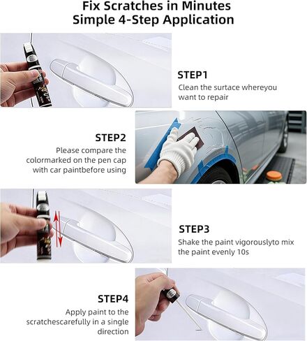 Diamond Black Crystal Pearl-Coat(PXJ/KXJ) Car Paint Touch Up Pen for Dodge,2-In-1 Color Accurate Touch Up Car Scratch Repair Paint Match Dodge Series Automotive Scratch Remover for Nicks&Chips Repair in Saudi Arabia