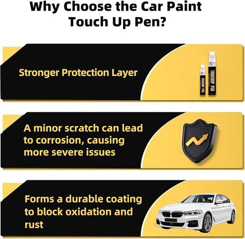 Diamond Black Crystal Pearl-Coat(PXJ/KXJ) Car Paint Touch Up Pen for Dodge,2-In-1 Color Accurate Touch Up Car Scratch Repair Paint Match Dodge Series Automotive Scratch Remover for Nicks&Chips Repair in Saudi Arabia