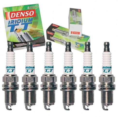 6 pc DENSO Iridium TT Spark Plugs compatible with Toyota 4Runner 4.0L V6 2014-2017 in Kuwait