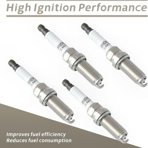 DILKAR7Q8 91899 Iridium Spark Plug Replacement for Subaru Crosstrek 2 2019-2023 for Crosstrek 2.5 2021-2024 for Forester 2019-2024 for Impreza 2024 for Legacy for Outback 2020-2024, 4 Pcs in Kuwait