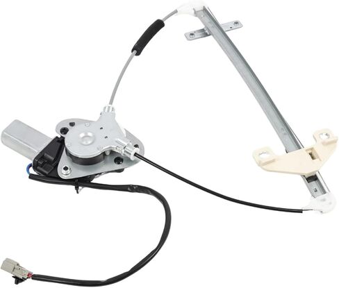 Rear Left Driver Side Power Window Regulator w/Motor Electric Compatible with Civic Sedan 2001-2005 (US Built Only) 80721-2Y000 741-744 125-58768L 660078 in Kuwait