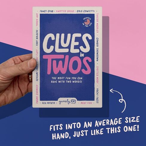Clues in Twos | The Most Fun You can Have with Two Words! | A Family Friendly Party Game Perfect for Teens & Adults | Age 12+ | 2-8 Players (Classic Edition) in Saudi Arabia