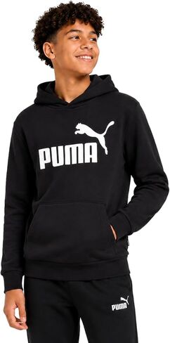 PUMA Boys' Athletic Hoodie - Fleece Pullover Hoodie Sweatshirt with Kangaroo Pockets - Fashion Hoodies for Boys (Sizes: 8-20) in Saudi Arabia