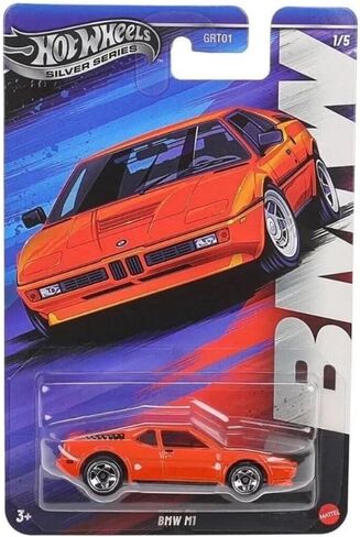 Hot Wheels Silver Series BMW M1 [Orange] 1/5, GRT01, 1:64 Scale Diecast Vehicle in Kuwait