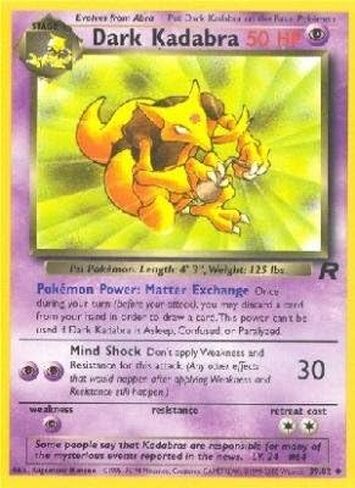 Dark Kadabra - Team Rocket - 39 [Toy] in Kuwait