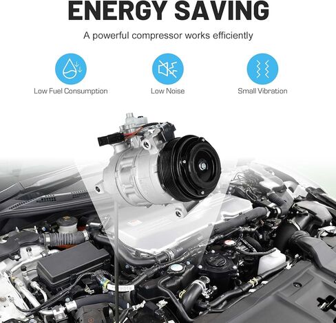 ضاغط تكييف هواء جديد لـ 2015-2018 مرسيدس بنز C250 C300 C350e 2.0L، لـ 2017-2020 C43 AMG 3.0L E200 E250 E300 2.0L، لـ 2020-2023 E350 2.0L، لـ 2016-2021 GLC250 جي ال سي300 ميتريس 2.0 لتر in Kuwait