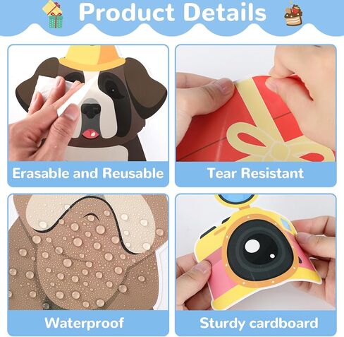 Pet Dog Bulletin Board Classroom Decorations Set Back to School Bulletin Board Dog Paw Paper Cutouts Borders Motivational DIY Birthday Banners for Nursery Chalkboard Wall Door Decor Teachers Supplies in Kuwait