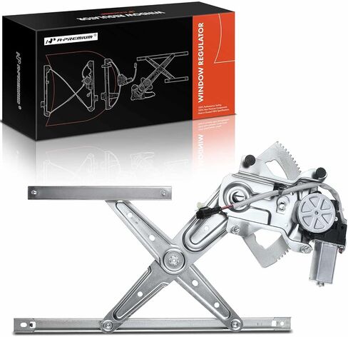 A-Premium Power Window Regulator with Motor Compatible with Kia Sorento 2003-2009 Sport Utility Rear Driver Side in Kuwait