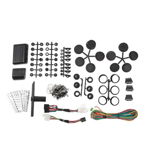 Electric Power Window Lift Regulator Conversion Kit Universal Upgrade Manual to Electric Windows for 2 Door Cars Trunks Pickups ABS Metal 12V DC Motor with Wrench Accessories in Saudi Arabia