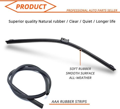 Auto Car Wipers 2PCS, 21"+19" Front And Rear Replacement for VW Passat Variant(Estate) 2001-2008, Windshield Wiper Blades Original Equipment Wiper Blade, That Meet OEM Quality Easy DIY Install in Saudi Arabia
