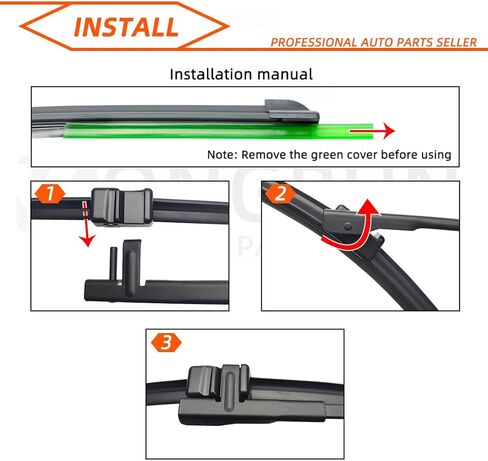 Auto Car Wipers 2PCS, 21"+19" Front And Rear Replacement for VW Passat Variant(Estate) 2001-2008, Windshield Wiper Blades Original Equipment Wiper Blade, That Meet OEM Quality Easy DIY Install in Saudi Arabia