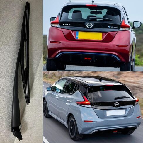 Rear Wiper Blade & Arm Replacement for Nissan LEAF Hatchback 2018-2025 2024 2023 2022 2021 2020 2019 OEM Fit S SL SV Plus Trims BATTERY EV & Electric Rear Back Windshield Wiper Blade Set in Saudi Arabia