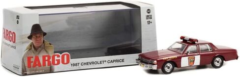 Minnesota State Trooper 1987 Chevy Caprice, Fargo - Greenlight 86610-1/43 Scale Diecast Model Toy Car in Saudi Arabia