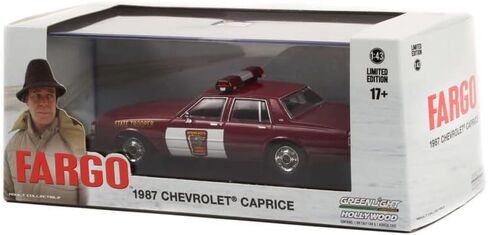 Minnesota State Trooper 1987 Chevy Caprice, Fargo - Greenlight 86610-1/43 Scale Diecast Model Toy Car in Saudi Arabia