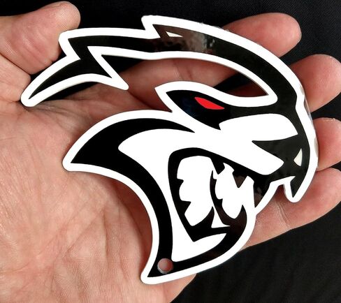 ZIC Motorsports Dodge Hellcat Redeye Logo Steel Magnet (Magnet - 4" X 3.8") in Saudi Arabia