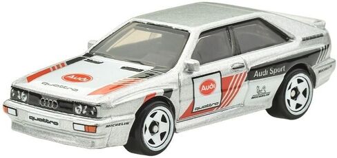سيارة لعبة من سلسلة Hot Wheels Silver Rally Racers '87 Audi Quattro [فضية] 1/5، بمقياس 1:64 in Kuwait