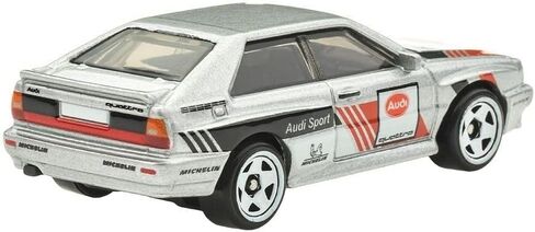 سيارة لعبة من سلسلة Hot Wheels Silver Rally Racers '87 Audi Quattro [فضية] 1/5، بمقياس 1:64 in Kuwait