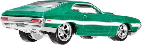 Hot Wheels Premium Fast & Furious 1972 Ford Gran Torino Sport, 1:64 Scale, Green in Kuwait