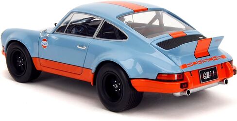 Jada Pink Slips 1973 Porsche 911 RSR - 1:18 Scale Diecast Model with Gulf Livery, Opening Doors and Working Steering - for Collectors and Enthusiasts 14+ - Blue and Orange in Saudi Arabia