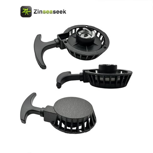 104 Recoil Pull Starter Start fit for 43cc 47cc 49cc 2 Stroke 50cc 63cc 70cc 4 Stroke Engine Lawn Mower Motor Kart Pocket Bike Mini Moto Kid Bike ATV Quad Wheeler (104mm Standard-Black) in Saudi Arabia