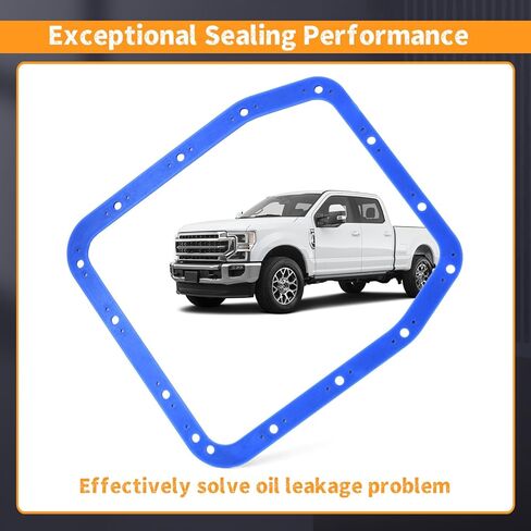 93106 Gearbox Oil Pan Gasket Replacement for Ford AOD 4R70W Transmission for Expedition 1996 for Crown Victoria 1993 1995 for F100 F150 for Lincoln Mark VIII, Replacement Part Rubber Blue in Saudi Arabia