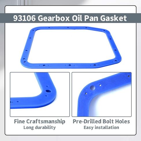 93106 Gearbox Oil Pan Gasket Replacement for Ford AOD 4R70W Transmission for Expedition 1996 for Crown Victoria 1993 1995 for F100 F150 for Lincoln Mark VIII, Replacement Part Rubber Blue in Saudi Arabia