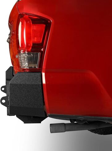 Hooke Road Tacoma Rear Bumper w/2 ×18W LED Lights for 3rd Gen Toyota Tacoma 2016 2017 2018 2019 2020 2021 2022 2023 in Kuwait