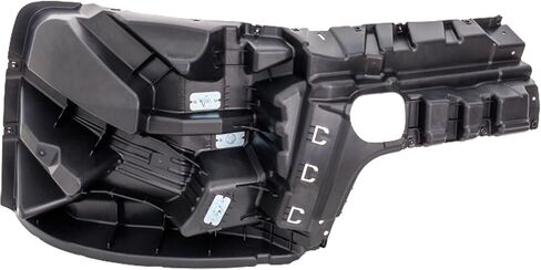 Garage-Pro Bumper for International LT625 2017-2022 Front Driver & Passenger Side 2 Pc Black Plastic Replaces # 4058384C2 4058258C1 4058383C2 4058257C1 in Kuwait