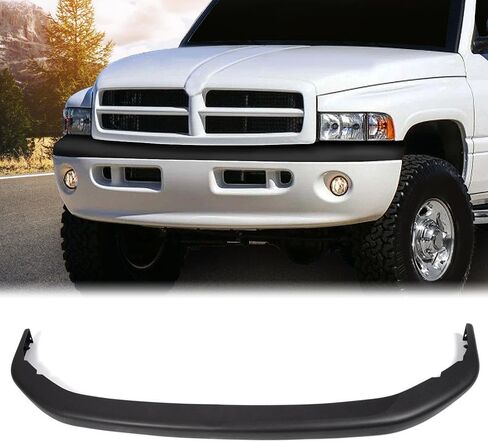 Front Upper Bumper Cover Valance Combo Bumper Pad Cover Compatible With Dodge Ram 1500 2500 3500 1994-2002(NOT fit Sport models or models with tow hooks) Textured Black CH1000160 55076610AB in Saudi Arabia