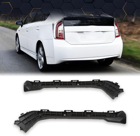 PIT66 Rear Bumper Bracket Compatible with Toyota Prius 2010 2011 2012 2013 2014 2015 Right & Left TO1133102 & TO1132102 5257547020/5257647020 in Kuwait