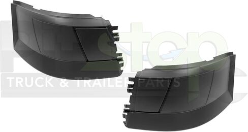 3-Piece Bumper Set Without Fog Light Cut-Outs Compatible with Volvo VNL 2004–2015 | Driver, Passenger & Center in Saudi Arabia