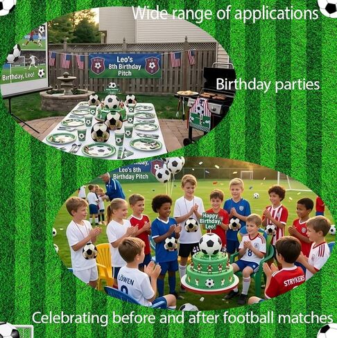 12 pcs Soccer Goodie Bags with Handles, Reusable Sealed Stand-Up Snack & Candy Treat Bags for Soccer Theme Birthday Party, Game Day Practice & Kids Boys Party Favors (12PCS #514) in Saudi Arabia