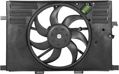 68461974AA Engine Radiator Cooling Fan Assembly Compatible with 2019-2021 for Jeep Renegade 2.4L Condenser Fan Assembly in Saudi Arabia