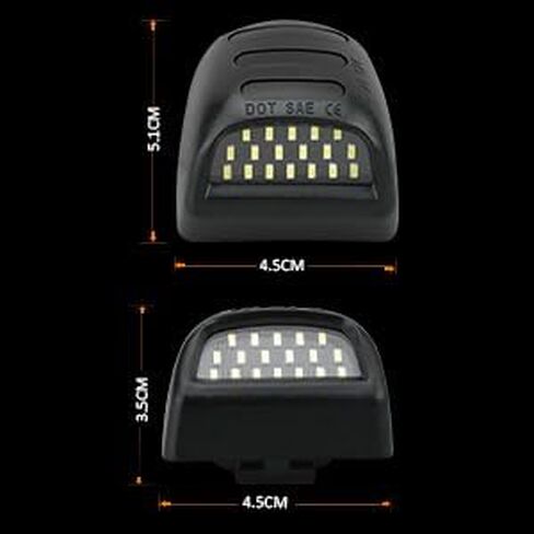 Bestview LED لوحة ترخيص أضواء علامة مصباح الجمعية لشيفي سيلفرادو 1500 2500 3500 سوبربان تاهو جي إم سي سييرا 1500 2500 3500 يوكون XL كاديلاك إسكاليد مصابيح علامة أنبوب النيون الأزرق in Saudi Arabia
