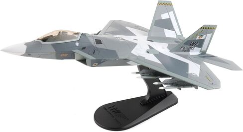 Hobby Master | 1:72 Scale Diecast Military Aircraft Replica | F-22 Splinter Camouflage USAF (fictitious Scheme) | Model HA2831 in Saudi Arabia
