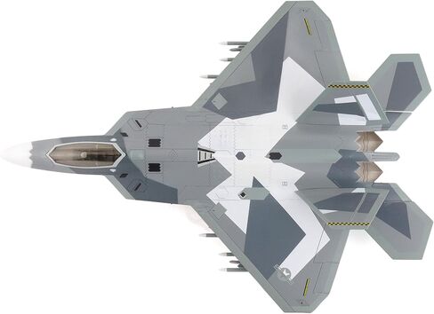 Hobby Master | 1:72 Scale Diecast Military Aircraft Replica | F-22 Splinter Camouflage USAF (fictitious Scheme) | Model HA2831 in Saudi Arabia