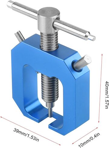 Universal RC Motor Pinion Puller, Stainless Steel Portable Motor Pinion Gear Puller for Remote Control Cars, 1.6x1.5x0.4in, Blue in Saudi Arabia