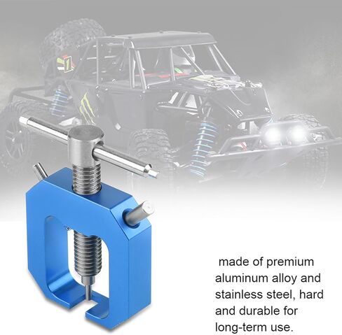 Universal RC Motor Pinion Puller, Stainless Steel Portable Motor Pinion Gear Puller for Remote Control Cars, 1.6x1.5x0.4in, Blue in Saudi Arabia