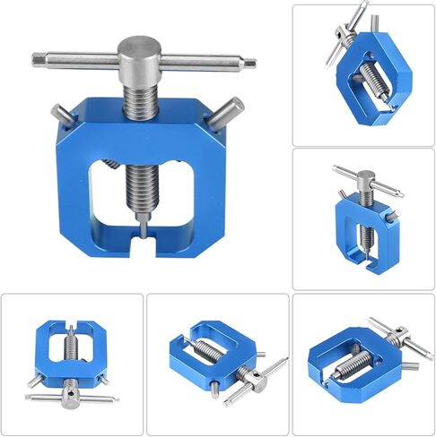 Universal RC Motor Pinion Puller, Stainless Steel Portable Motor Pinion Gear Puller for Remote Control Cars, 1.6x1.5x0.4in, Blue in Saudi Arabia