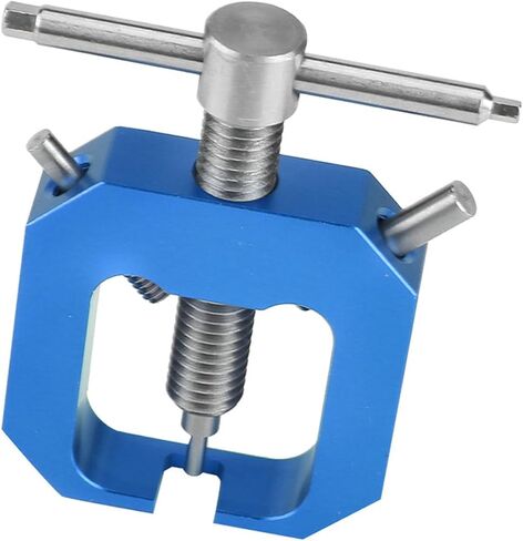 Universal RC Motor Pinion Puller, Stainless Steel Portable Motor Pinion Gear Puller for Remote Control Cars, 1.6x1.5x0.4in, Blue in Saudi Arabia
