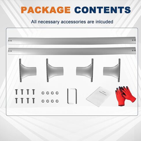 KUIPERAUTO 165lbs Aluminum Roof Rack Cross Bars Compatible for Chevy Tahoe & Suburban 2021-2025, GMC Yukon & Yukon XL 2021-2025, Rooftop Luggage Carrier for Bike Canoe Cargo Box in Kuwait