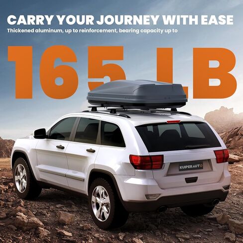KUIPERAUTO 165lbs Aluminum Roof Rack Cross Bars Compatible for Chevy Tahoe & Suburban 2021-2025, GMC Yukon & Yukon XL 2021-2025, Rooftop Luggage Carrier for Bike Canoe Cargo Box in Kuwait