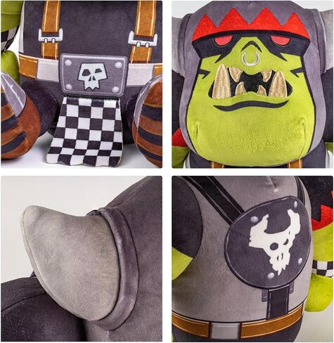 لعبة Warhammer 40,000 قطيفة - Goff Ork Boy - لعبة Club Mocchi-Mocchi قطيفة كبيرة الحجم - قطيفة مرخصة رسميًا من منمنمات Warhammer - ديكور غرفة ألعاب الخيال العلمي - 13 بوصة - للأعمار من 12 عامًا فما فوق in Kuwait