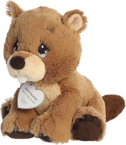 Aurora® Adorable Precious Moments™ Bizzy Beaver Stuffed Animal - Heartwarming Toy for Comforting Children - for Sentimental Gifts, Birthdays, and Adults - Brown 7.5 Inches in Kuwait
