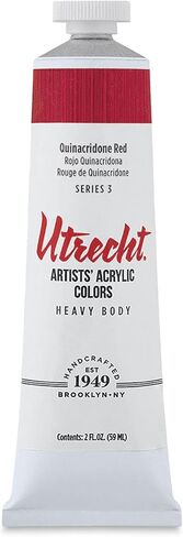 Utrecht Artists' Acrylic Paint - Quinacridone Red, 2 oz tube in Kuwait