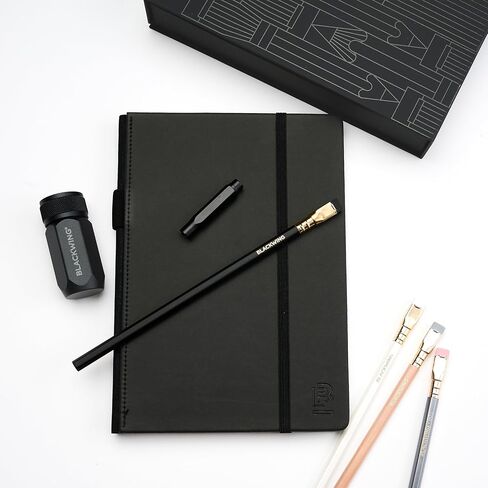 Blackwing Notebook Essentials Set - Pencil Starter Kit with Notebook (Lined Paper) in Kuwait