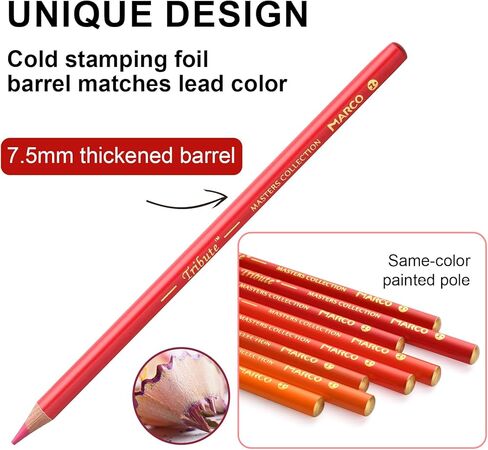 300 Colored Pencils Set for Adults Coloring, Professional Oil Based Art Pencils with 4.0mm Thick Soft Core up to 10 layers, Artist Drawing Pencils in Masterpiece Gift Box (300 colors) in Kuwait