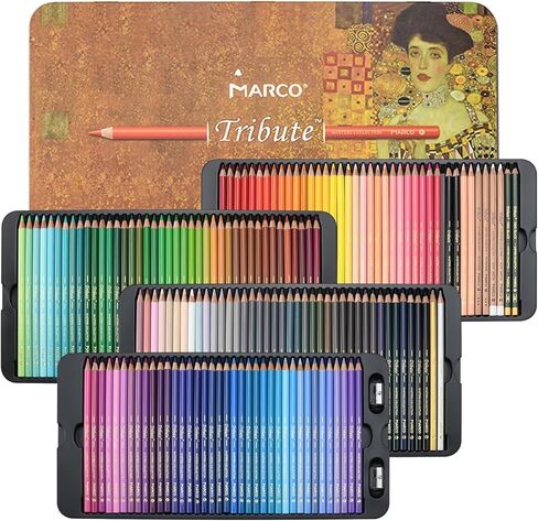 300 Colored Pencils Set for Adults Coloring, Professional Oil Based Art Pencils with 4.0mm Thick Soft Core up to 10 layers, Artist Drawing Pencils in Masterpiece Gift Box (300 colors) in Saudi Arabia