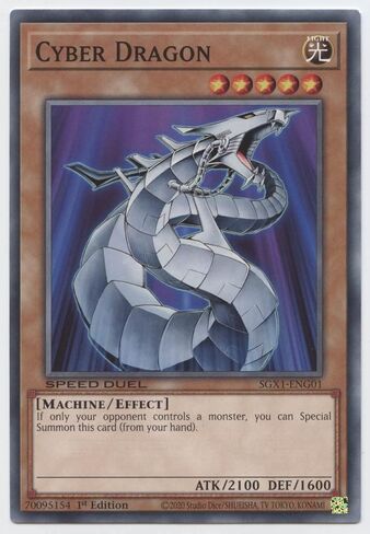 Yu-Gi-Oh! Cyber Dragon - SGX1-ENG01 - Common - 1st Edition in Kuwait