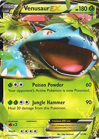 Pokemon - Venusaur-EX (1/146) - XY - Holo in Kuwait